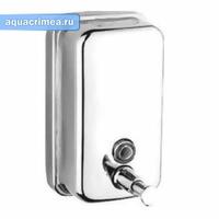 Дозатор жидкого мыла настенный (металл, хром) 500 мл  ZERIX LR401   (20 шт/ящ)